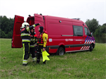 Oefening Brandweer Kollum en het ORT Oppervlakte Reddingsteam van Burgum